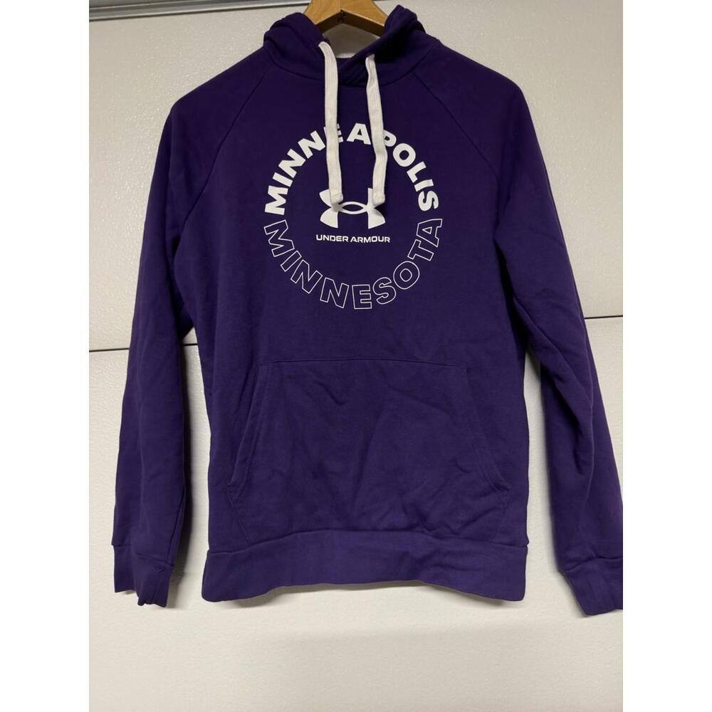 Under Armour Minneapolis MN Purple Hoodie Men’s Medium Loose Fit